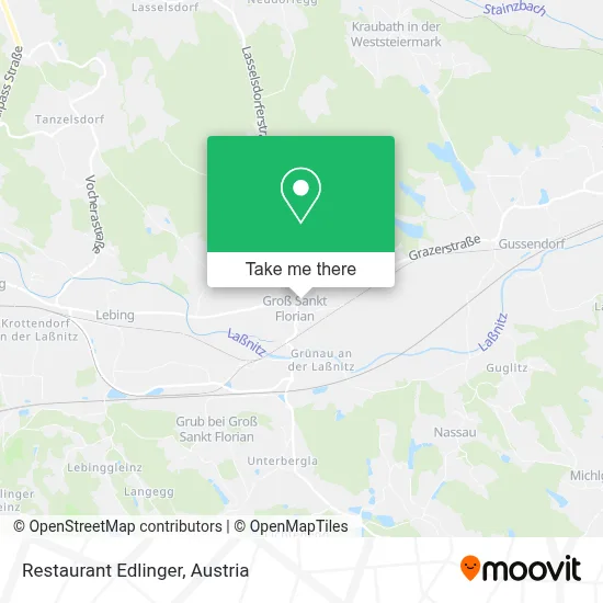 Restaurant Edlinger map