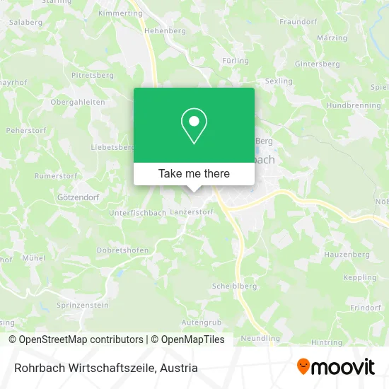 Rohrbach Wirtschaftszeile map