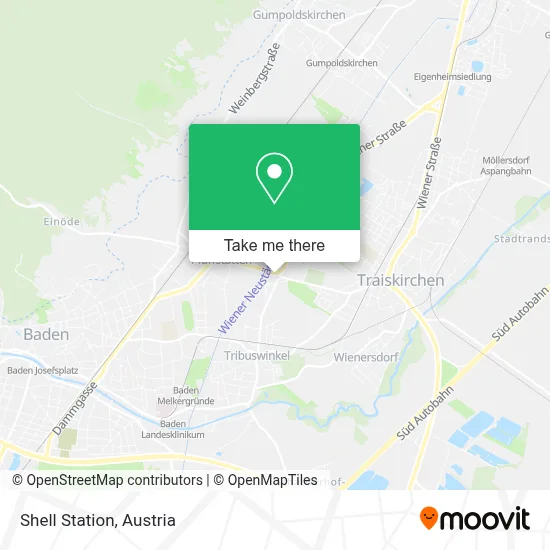 Shell Station map