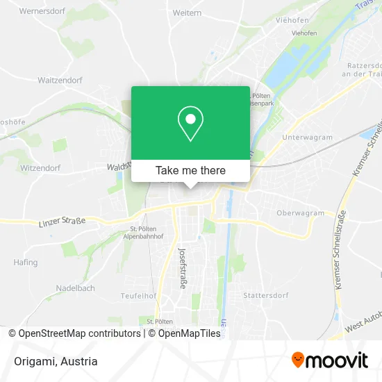 Origami map
