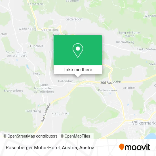 Rosenberger Motor-Hotel, Austria map