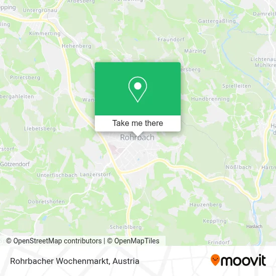 Rohrbacher Wochenmarkt map