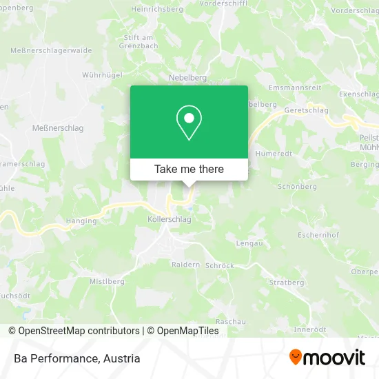 Ba Performance map