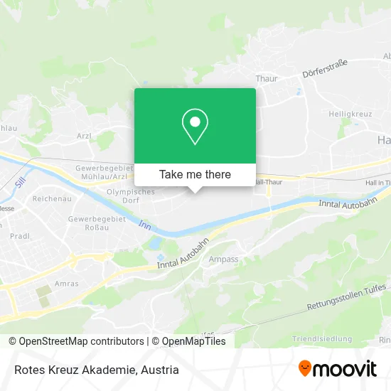 Rotes Kreuz Akademie map