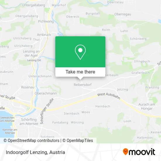 Indoorgolf Lenzing map