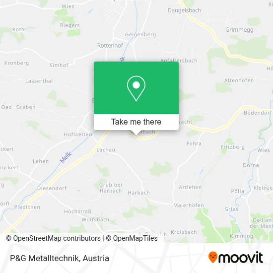 P&G Metalltechnik map