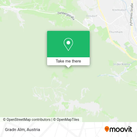 Gradn Alm map
