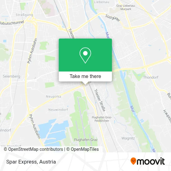 Spar Express map