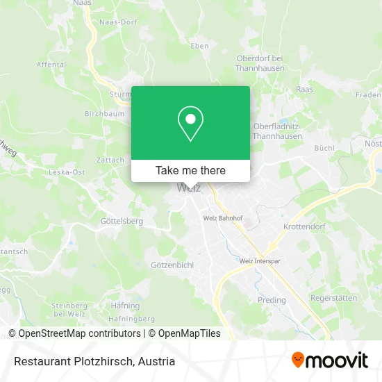 Restaurant Plotzhirsch map