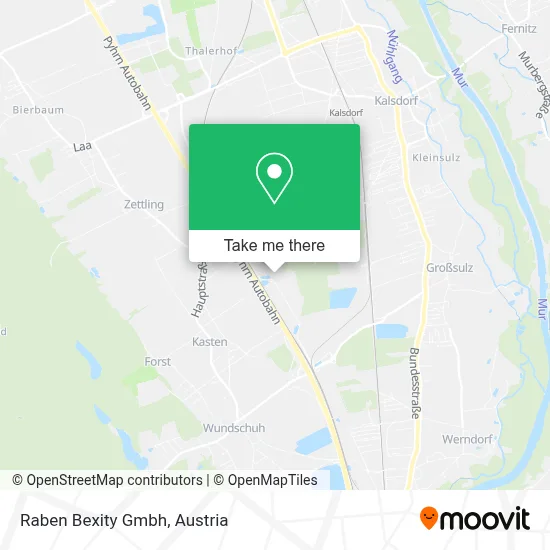Raben Bexity Gmbh map