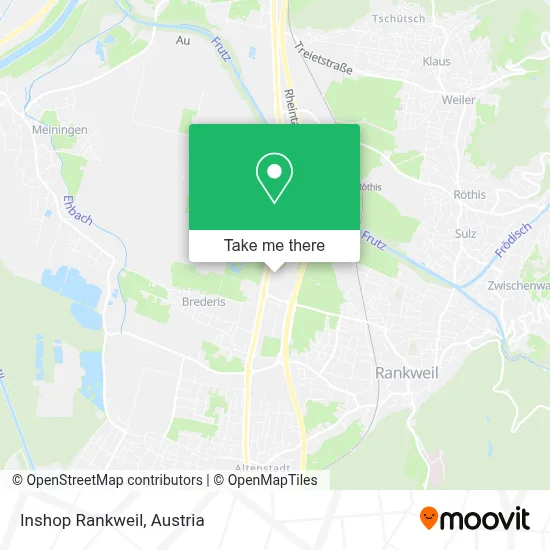 Inshop Rankweil map