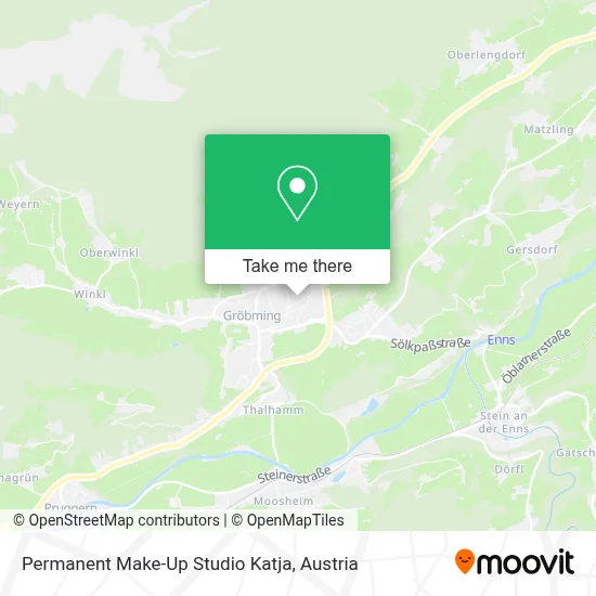 Permanent Make-Up Studio Katja map