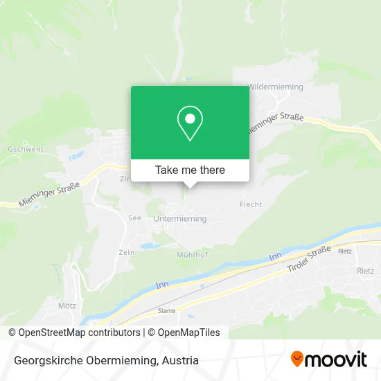 Georgskirche Obermieming map