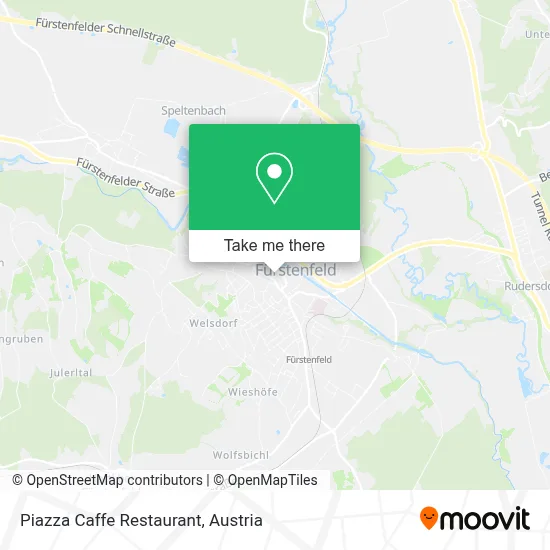 Piazza Caffe Restaurant map