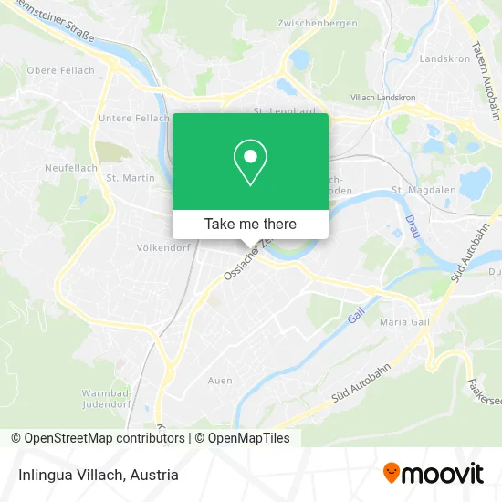 Inlingua Villach map