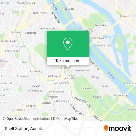 Shell Station map