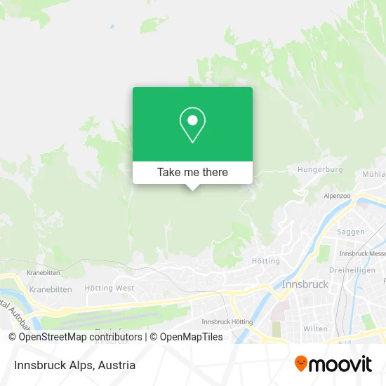 Innsbruck Alps map