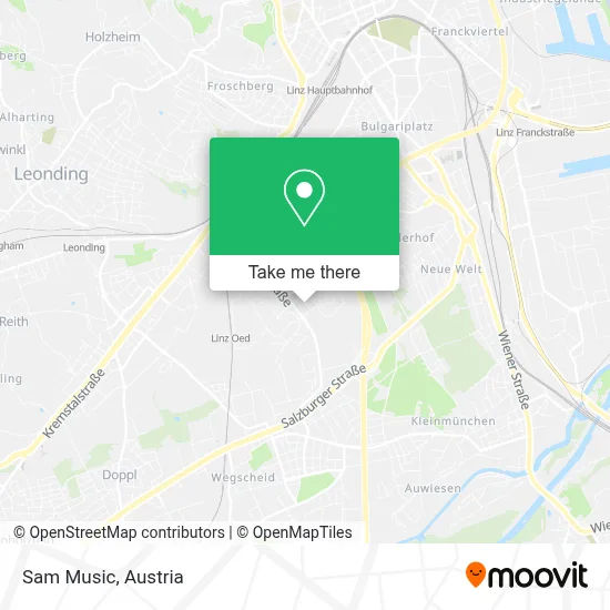 Sam Music map