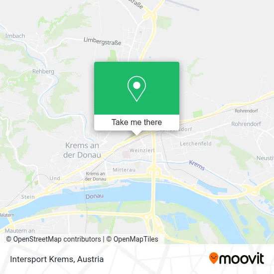 Intersport Krems map