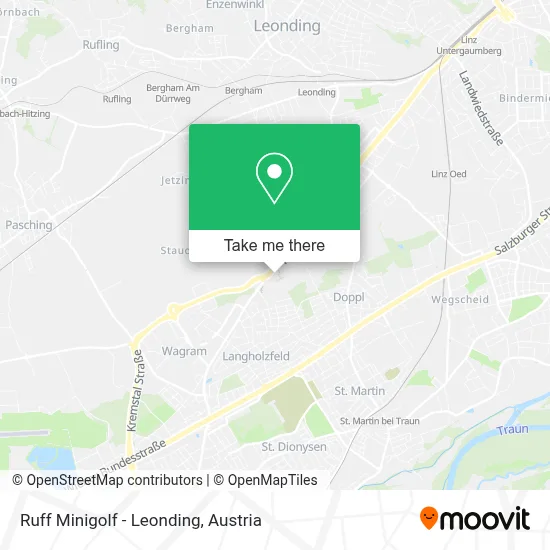Ruff Minigolf - Leonding map