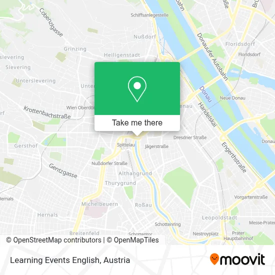 Learning Events English map