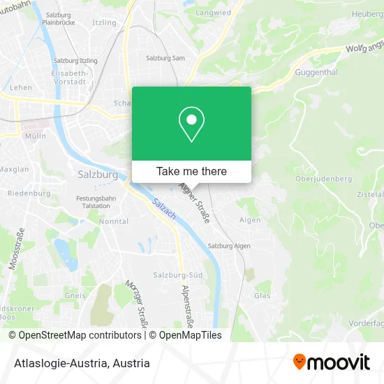 Atlaslogie-Austria map