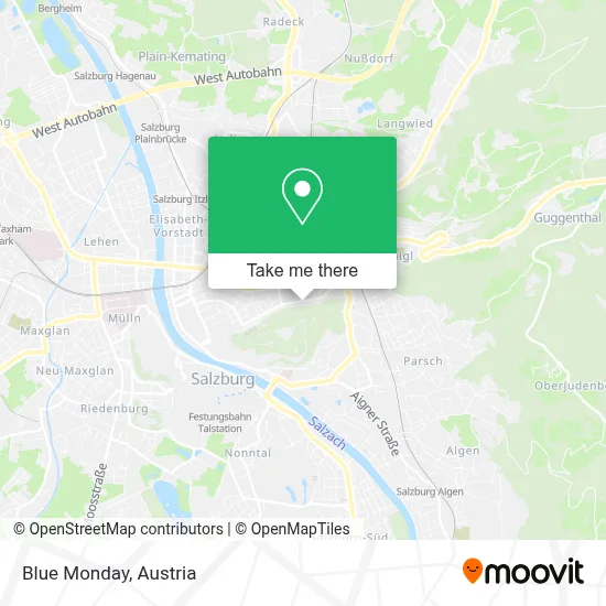 Blue Monday map