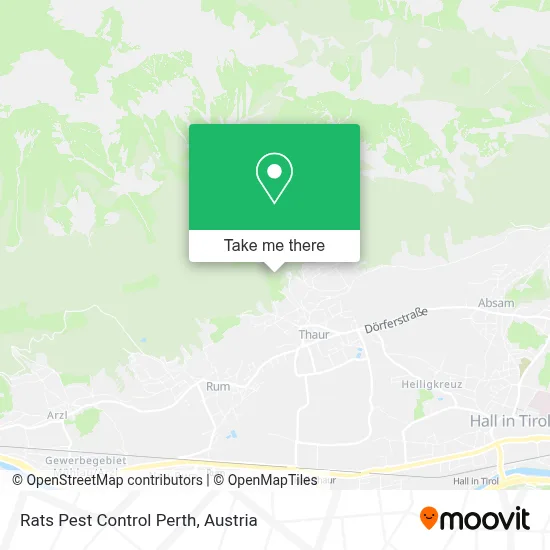 Rats Pest Control Perth map