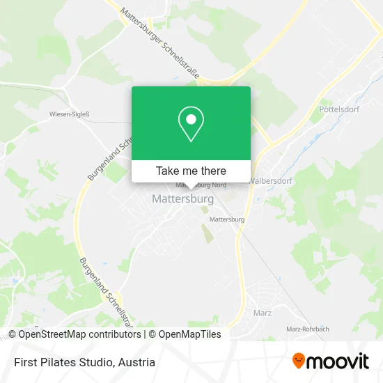 First Pilates Studio map