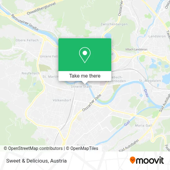 Sweet & Delicious map