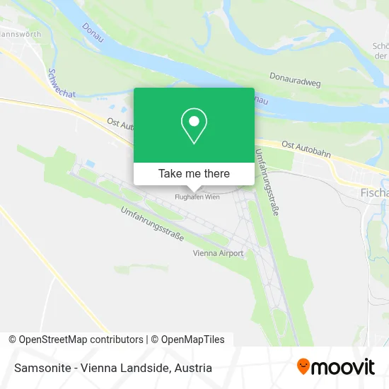 Samsonite - Vienna Landside map