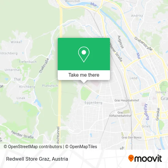 Redwell Store Graz map