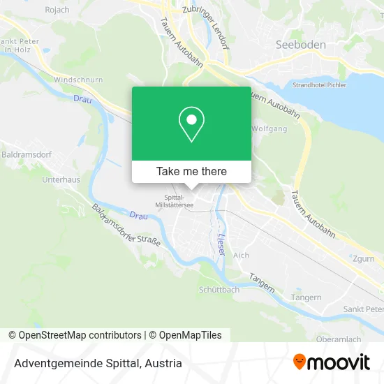 Adventgemeinde Spittal map