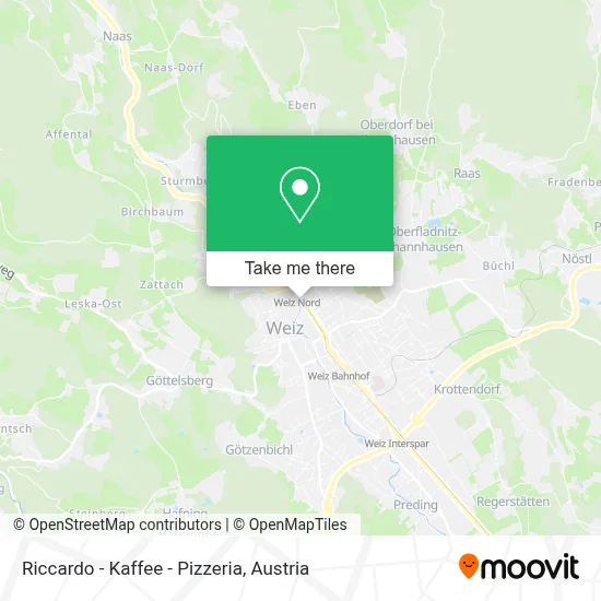Riccardo - Kaffee - Pizzeria map