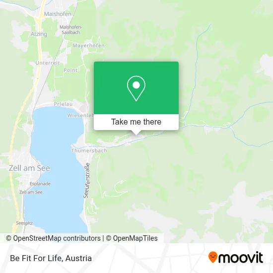 Be Fit For Life map