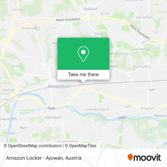 Amazon Locker - Ajowan map