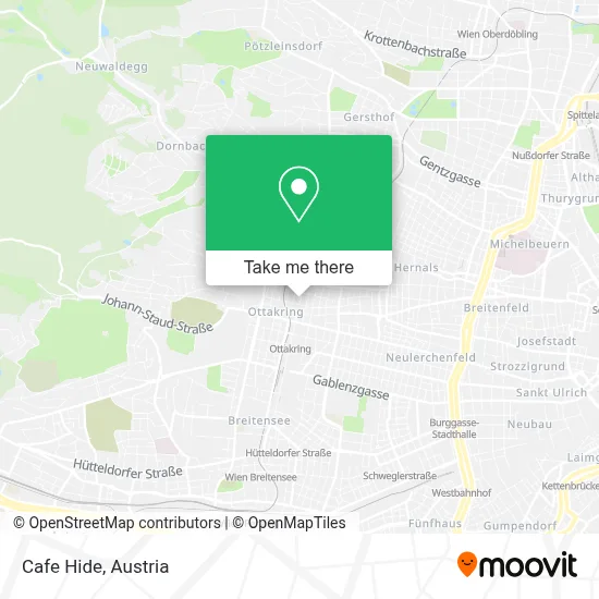 Cafe Hide map