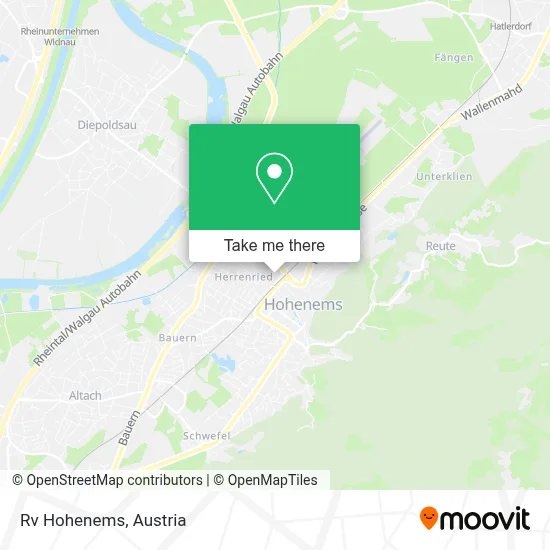 Rv Hohenems map