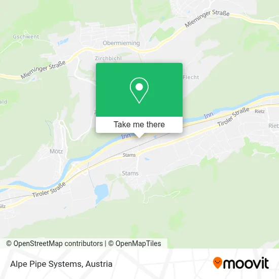 Alpe Pipe Systems map