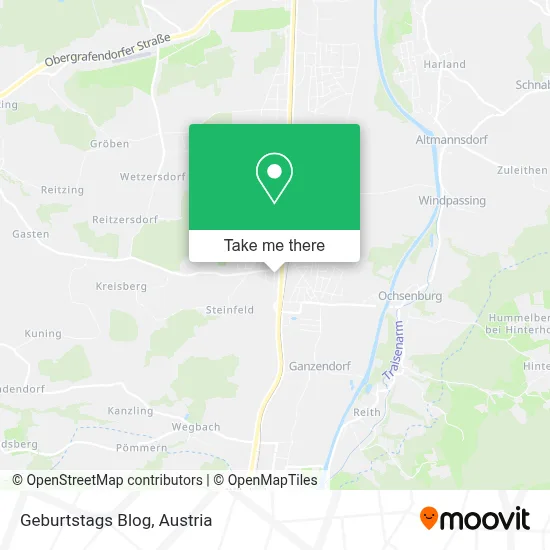 Geburtstags Blog map