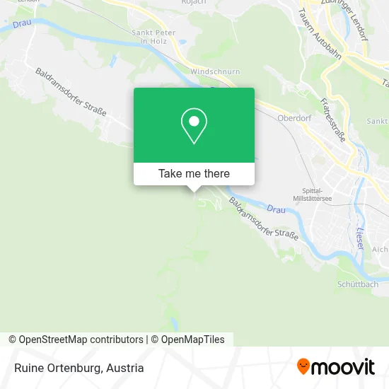 Ruine Ortenburg map