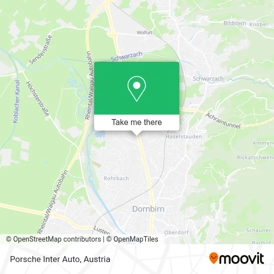Porsche Inter Auto map