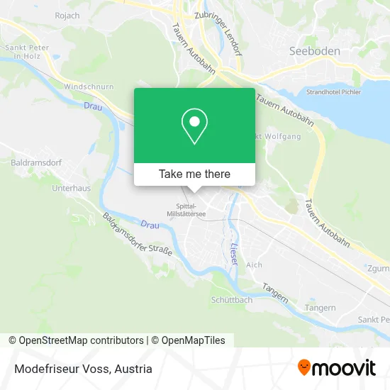Modefriseur Voss map