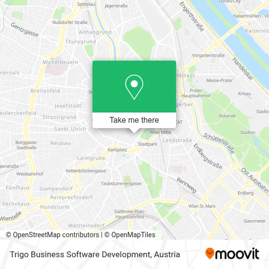 Trigo Business Software Development map