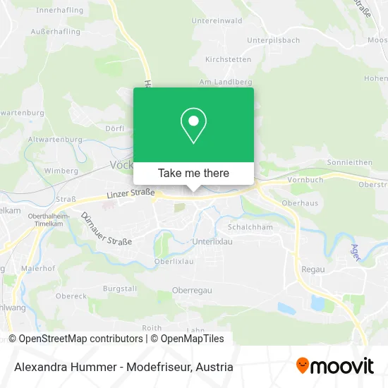 Alexandra Hummer - Modefriseur map