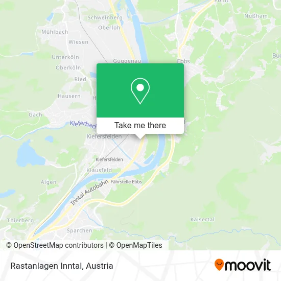 Rastanlagen Inntal map