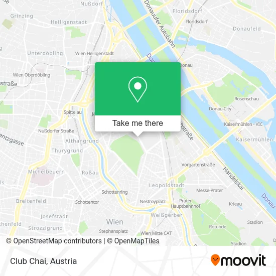 Club Chai map