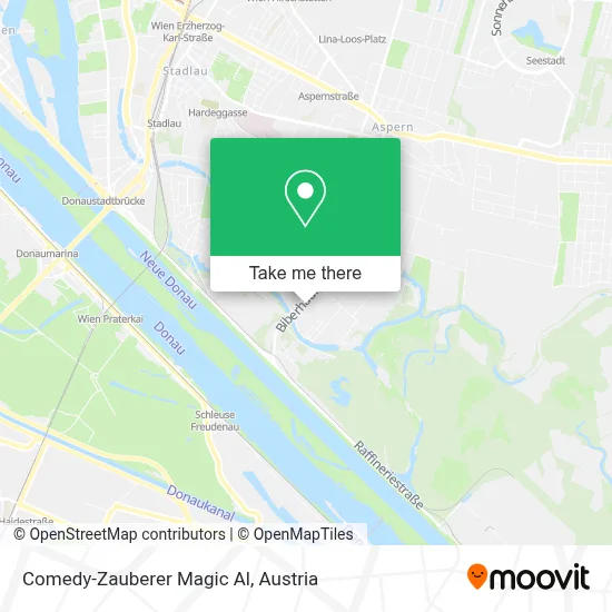 Comedy-Zauberer Magic Al map