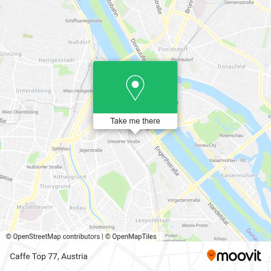 Caffe Top 77 map