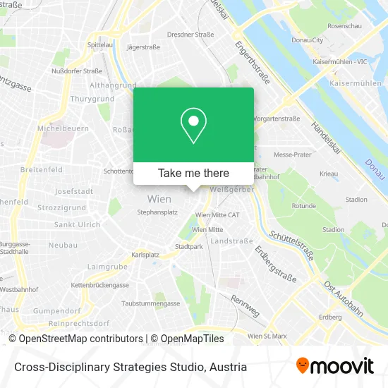 Cross-Disciplinary Strategies Studio map